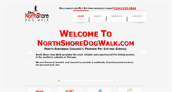 Desktop Screenshot of northshoredogwalk.com